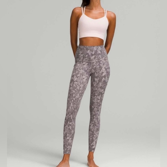 Lululemon Align High-Rise Pant 28” – Hideaway Camo Lunar Rock Multi – Size 4 - Picture 1 of 7
